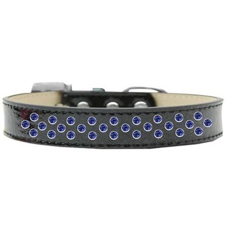 UNCONDITIONAL LOVE Sprinkles Ice Cream Blue Crystals Dog Collar, Black - Size 18 UN2457164